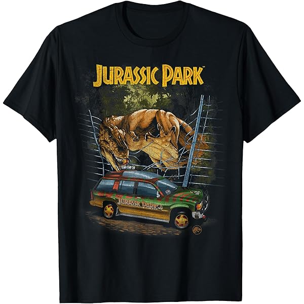 Amazon.com: Jurassic Park Isla Nublar 1993 Tour Poster T-Shirt